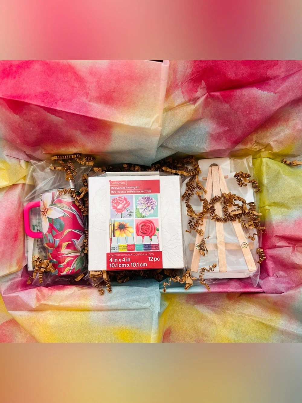 Whispers of Light Miniature Art Night Gift Box | Complete Paint & Sip Set